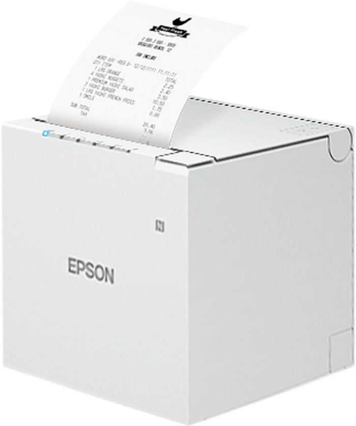 Epson Epson TM-m30III (151A0): WiFi,Bluetooth,White,UK,USB,AC adapter+cable: Printer,Paper Roll+spacer,Guide - W128433801