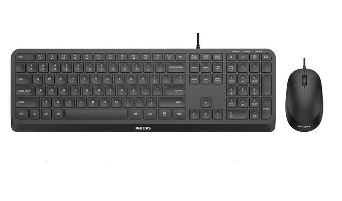 Philips 2000 series SPT6207B/21 keyboard Mouse included USB QWERTY,Nordic language - W128242525