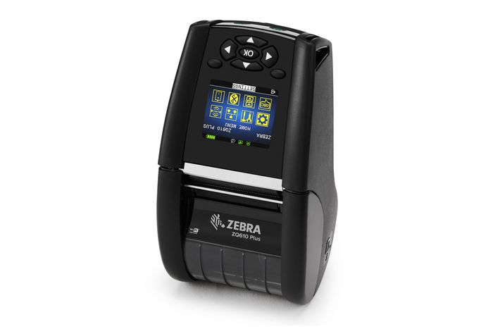 Zebra DT Printer ZQ620 Plus 3"/72mm; English fonts,Dual WiFi/BT4.x, 0.75" core, Shoulder strap, Belt clip - W127147178