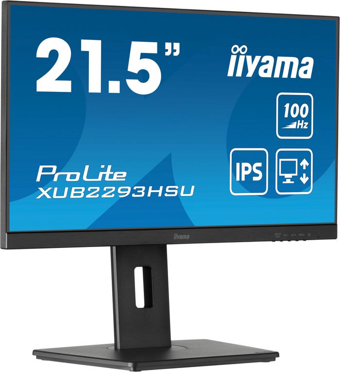 iiyama ProLite XUB2293HSU-B6 écran plat de PC 53,3 cm (21") 1920 x 1080 pixels Full HD LED Noir - W128818314