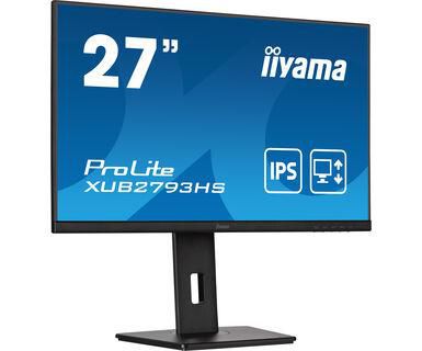 iiyama 27" ETE IPS, 1920x1080, 250cd/m², 15cm Height Adj. Stand, Speakers, HDMI, DisplayPort, 1ms (MPRT), FreeSync - W128818326