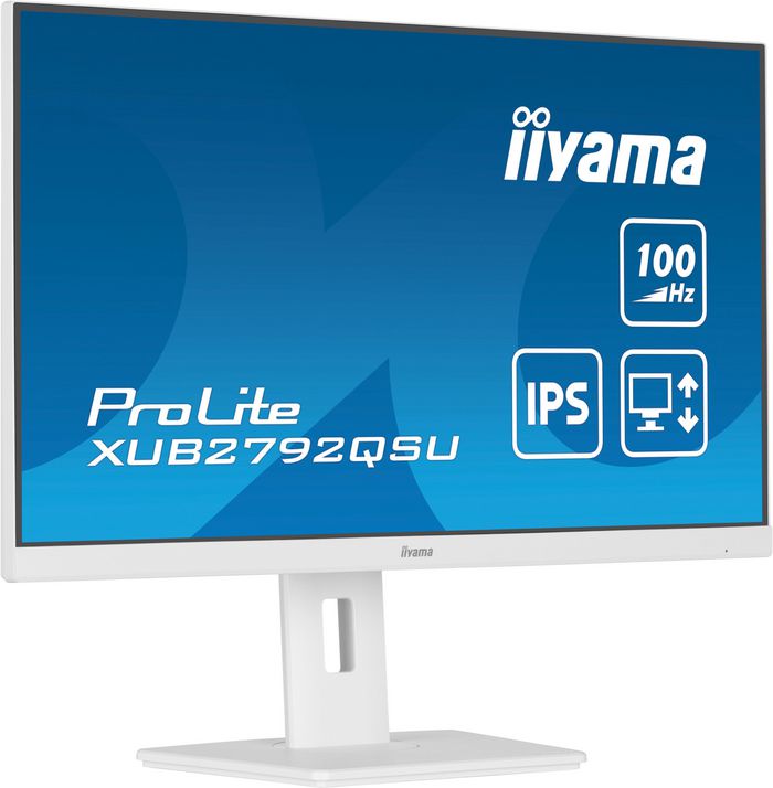 iiyama ProLite XUB2792QSU-W6 écran plat de PC 68,6 cm (27") 2560 x 1440 pixels Wide Quad HD LED Blanc - W128818338