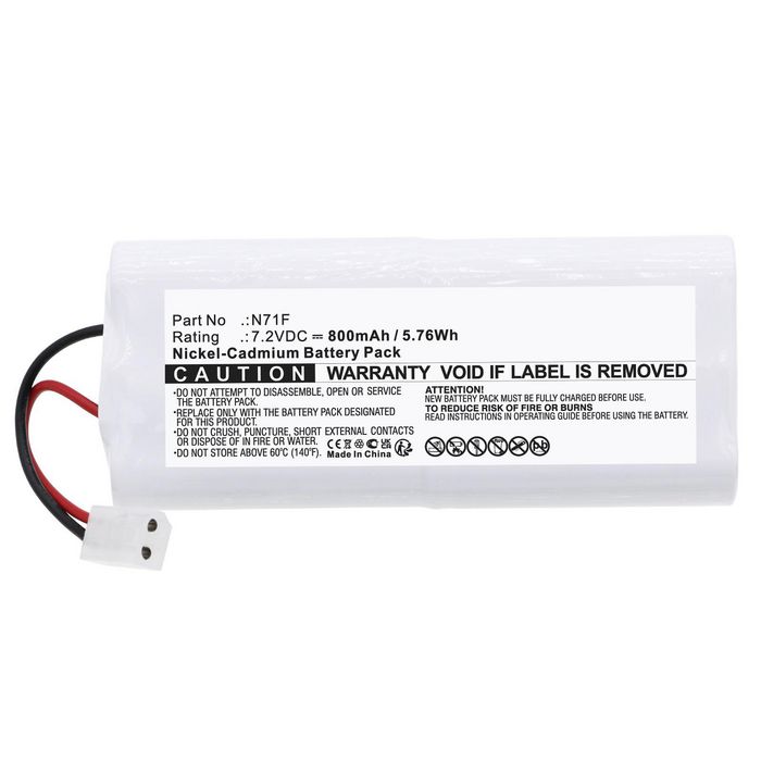 CoreParts Battery for BIG BEAM Emergency Lighting 5.76Wh 7.2V 800mAh for - W128812771