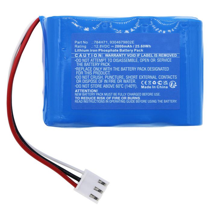 CoreParts Battery for DUAL-LITE Emergency Lighting 25.60Wh 12.8V 2000mAh for EVCH12 - W128812772