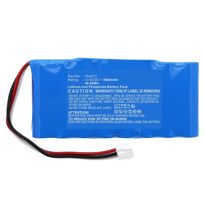 CoreParts Battery for DUAL-LITE Emergency Lighting 46.08Wh 12.8V 3600mAh for DYN12,DYN12-06L,DYN12I-06L - W128812773