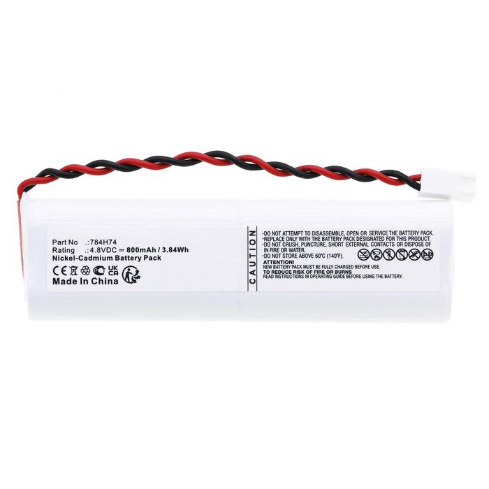 CoreParts Battery for DUAL-LITE Emergency Lighting 3.84Wh 4.8V 800mAh for - W128812775