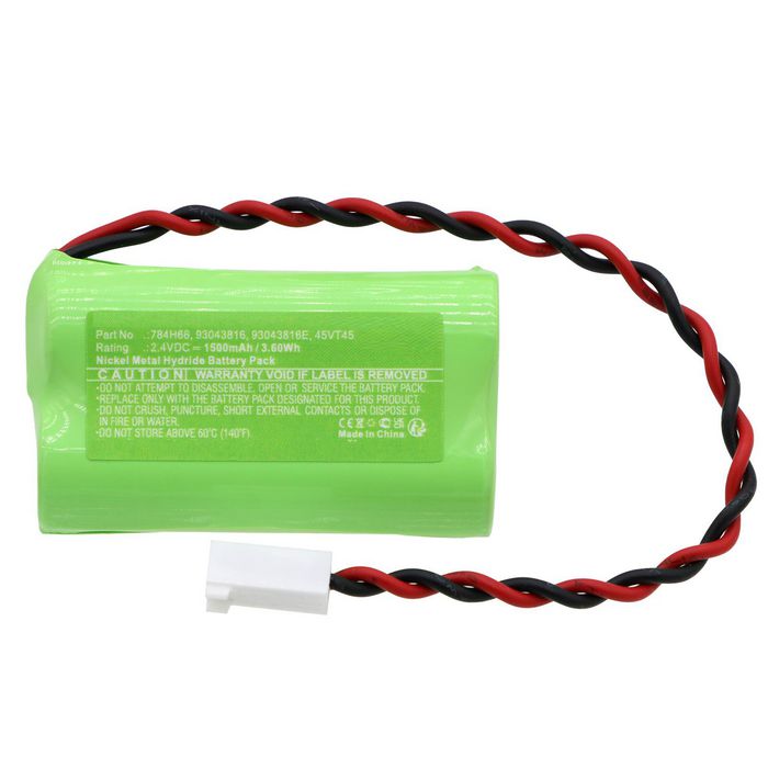 CoreParts Battery for DUAL-LITE Emergency Lighting 3.60Wh 2.4V 1500mAh for - W128812777