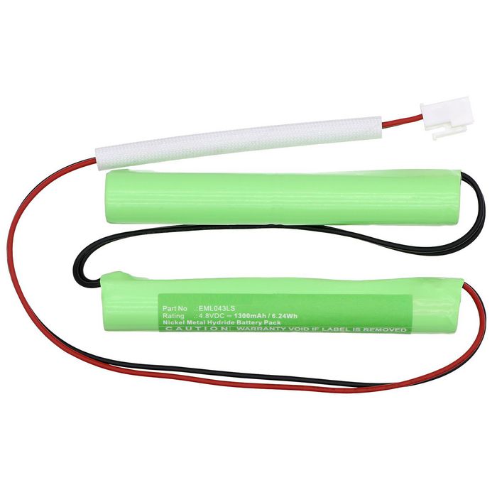 CoreParts Battery for Emergency Lighting 6.24Wh 4.8V 1300mAh for - W128812784