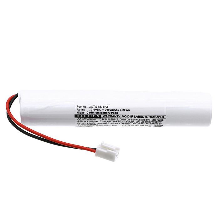 CoreParts Battery for Lumenxl Emergency Lighting 7.20Wh 3.6V 2000mAh for OTG-KL,OTG-KL-1,OTG-EF-55 - W128812796