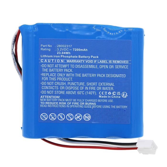 CoreParts Battery for TRIDONIC Emergency Lighting 23.04Wh 3.2V 7200mAh for 28002317 - W128812804