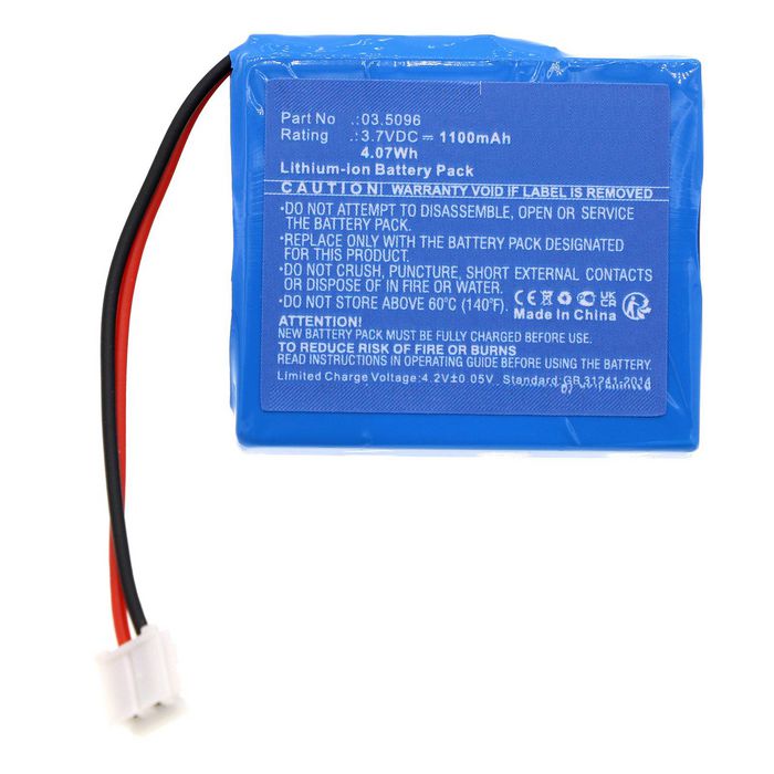 CoreParts Battery for SCANGRIP Flashlight 4.07Wh 3.7V 1100mAh for Miniform 03.5036 - W128812819