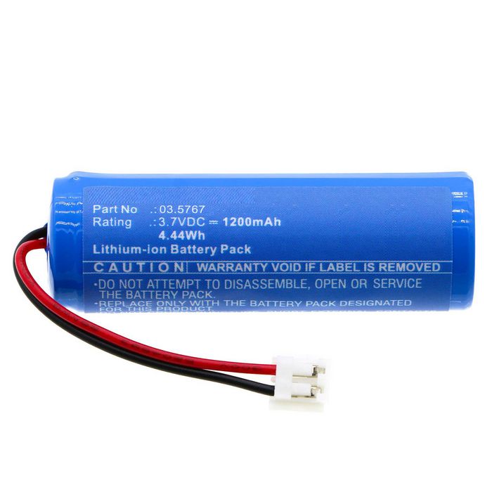 CoreParts Battery for SCANGRIP Flashlight 4.44Wh 3.7V 1200mAh for Mini Mag Pro COB LED,03.5692 - W128812823