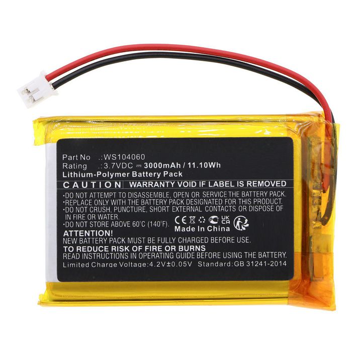 CoreParts Battery for Raspberry Game Console 11.10Wh 3.7V 3000mAh for Raspberry Pi,Raspberry Pi B,Raspberry Pi A+,Raspberry Pi B+,Raspberry Pi 2B,Raspberry Pi 3B,Raspberry Pi 3B+,Raspberry Pi 4B,SW6106 - W128812825