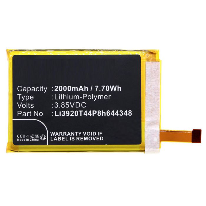 CoreParts Battery for ZTE Hotspot 7.70Wh 3.85V 2000mAh for Pocket WiFi 601ZT,Pocket WiFi 801ZT - W128812829