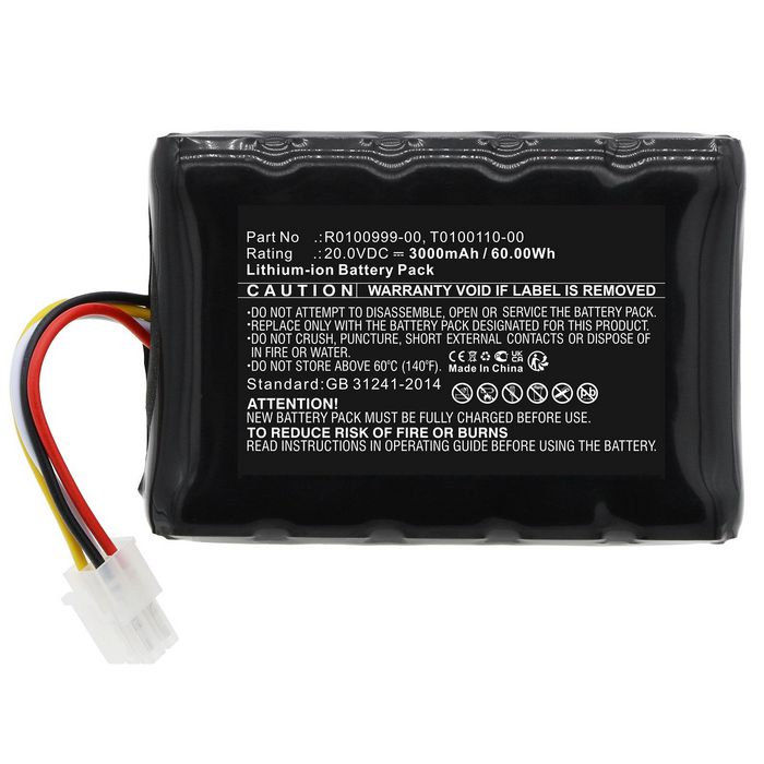 CoreParts Battery for Cramer Lawn Mowers 60Wh 20V 3000mAh for RM 800,RM 800D,RM 1000,RM 1500,RM 2000,RM 2700,RM800,RM800D,RM1000,RM1500,RM2000,RM2700 - W128812834