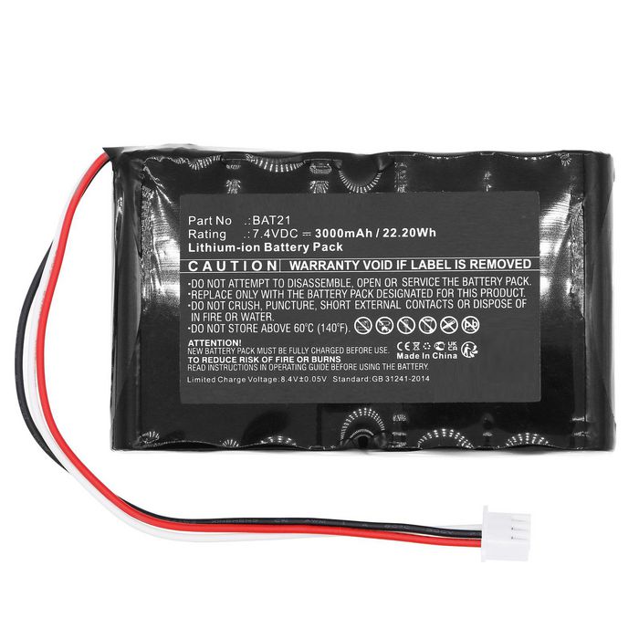 CoreParts Battery for ADE Medical 22.20Wh 7.4V 3000mAh for ESW50-15,STAN07 - W128812839