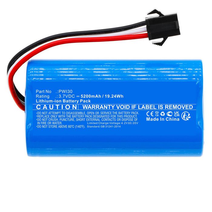 CoreParts Battery for ADE Medical 19.24Wh 3.7V 5200mAh for PWI30 - W128812845