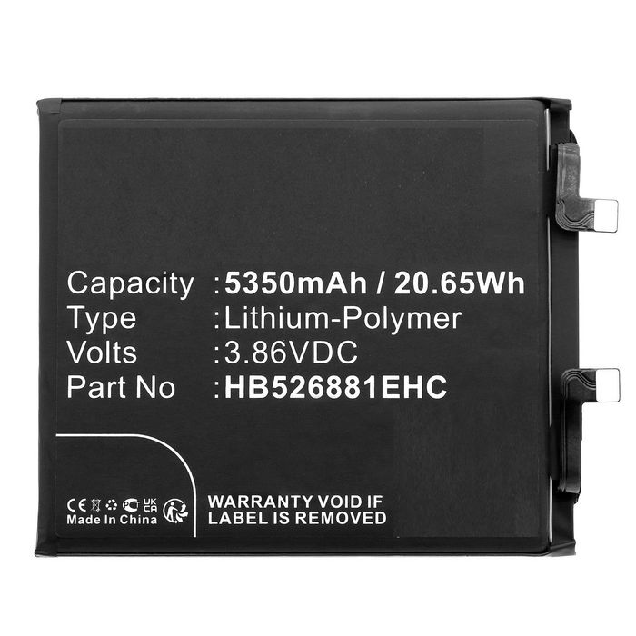 CoreParts Battery for Honor Mobile 20.65Wh 3.86V 5350mAh for Magic 5 Pro - W128812858