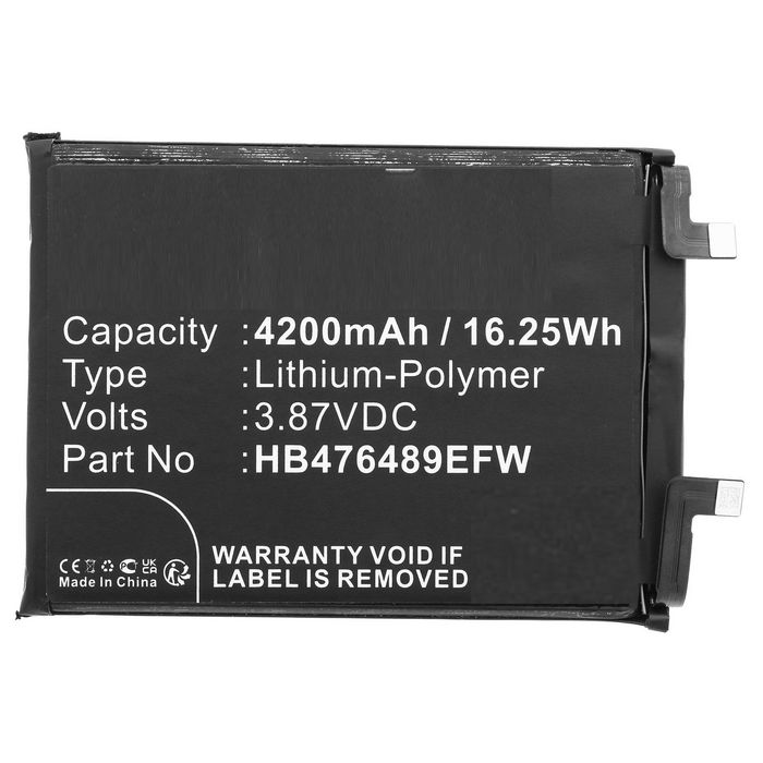 CoreParts Battery for Honor Mobile 16.25Wh 3.87V 4200mAh for Nova 9,Honor 50,Nova 60 SE - W128812864