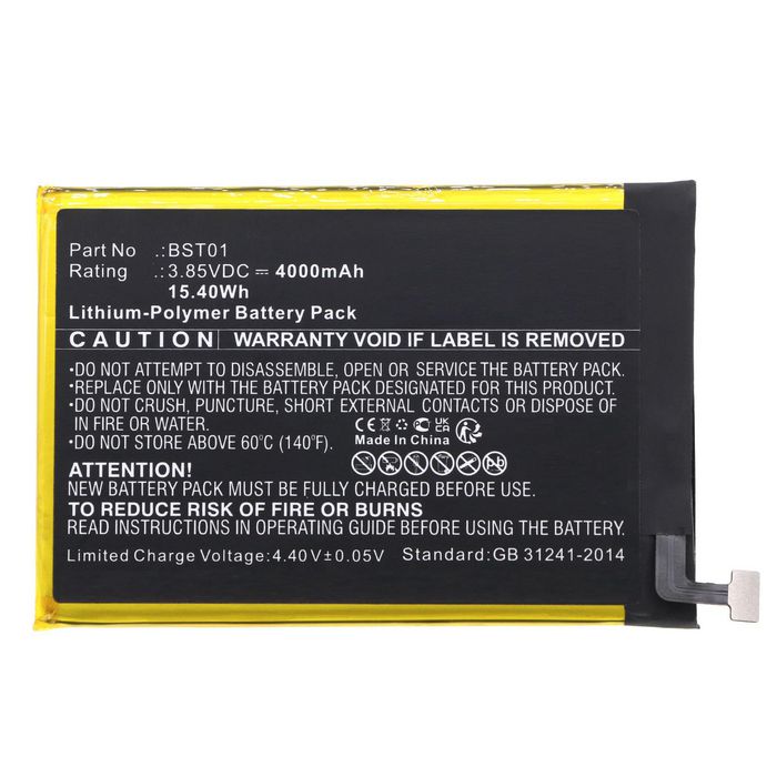 CoreParts Battery for HTC Mobile 15.40Wh 3.85V 4000mAh for Wildfire E2 - W128812871