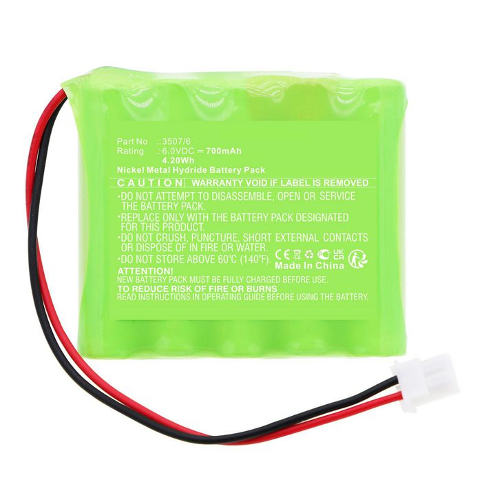 CoreParts Battery for Bticino Security and Safety 4.20Wh 6V 700mAh for 3507/6,N/NT/L4070,3486 - W128812945