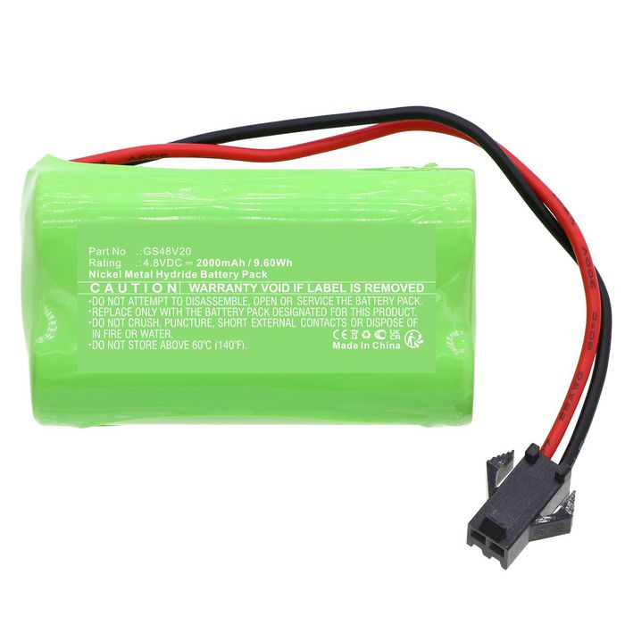CoreParts Battery for Gama Sonic Solar Battery 9.60Wh 4.8V 2000mAh for GS-16B,GS-16LD,16B01,16B02 - W128812965