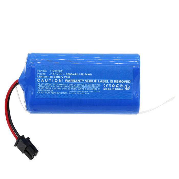 CoreParts Battery for Eufy Vacuum 48.24Wh 14.4V 3350mAh for RoboVac LR30 Hybrid,RoboVac LR30 Hybrid+ - W128813017