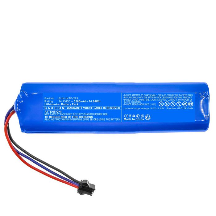 CoreParts Battery for Mamibot Vacuum 74.88Wh 14.4V 5200mAh for eXVAC 890,Garlyn SR-800 Max - W128813028