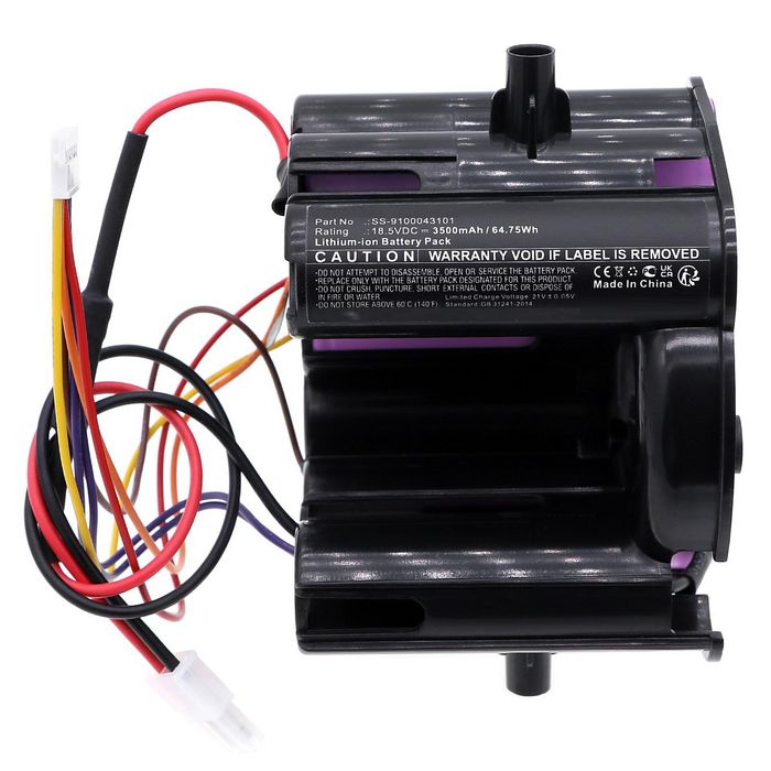 CoreParts Battery for Rowenta Vacuum 46.25Wh 18.5V 2500mAh for Dual Force 2 in 1 - W128813034
