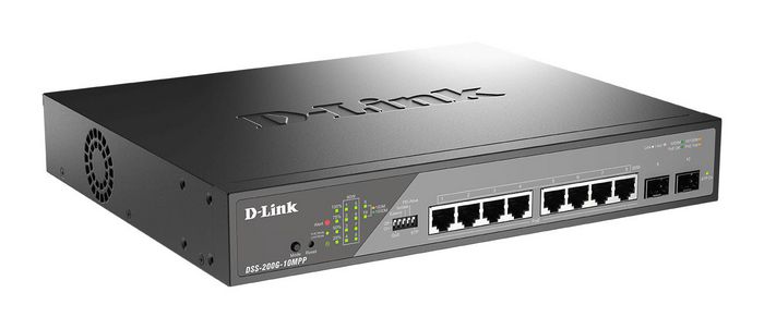 D-Link 10-Port Gigabit Ethernet PoE++ Surveillance Switch - W128558004