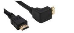 MicroConnect HDMI 1.4 Cable, 90° angled, 10m - W127206736