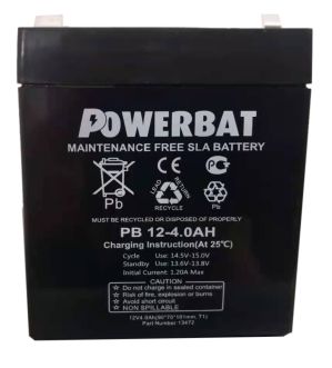 Powerbat PB12-4.0AH BATERIA POWERBAT 12v 4 AMP - W128482780