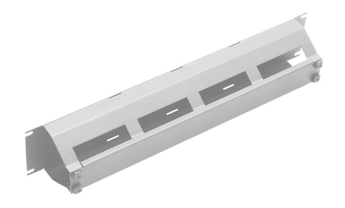 Lanview by Logon 1U 19" R TYPE CABLE MANAGEMENT PANEL WITH COVER WHITE - W128819637