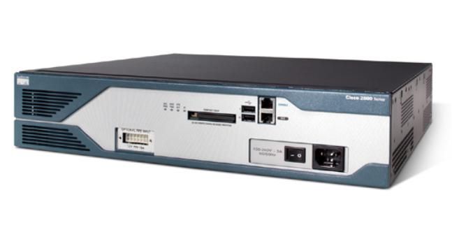 Cisco 2821 BASIC WAN **Refurbished** 512 dram, 128 flash, no separate adapter - W128819914