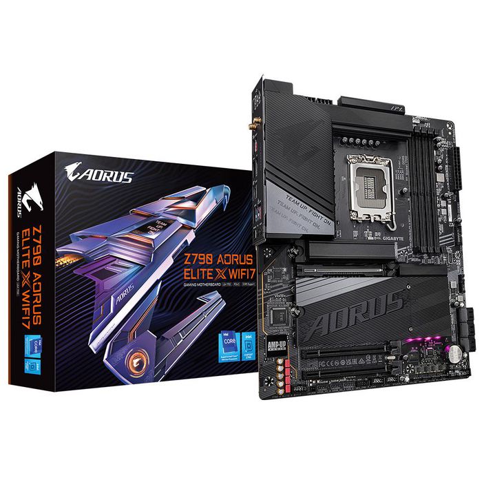 Gigabyte Motherboard - Supports Intel 14Th Gen Cpus, 16+1+2 Phases Vrm, Up To 8266Mhz Ddr5 (Oc), 3Xpcie 4.0 M.2, Wi-Fi 7, 2.5Gbe Lan, Usb 3.2 Gen 2X2 - W128826042