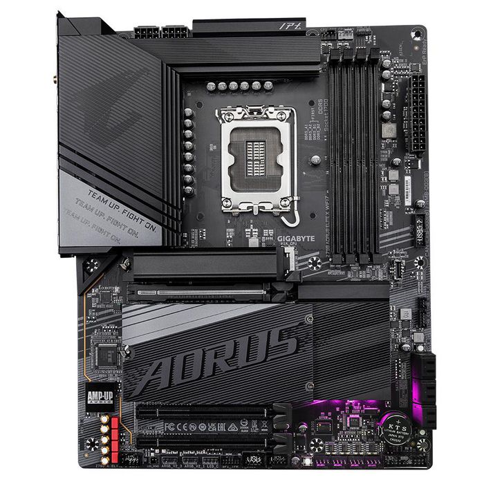 Gigabyte Motherboard - Supports Intel 14Th Gen Cpus, 16+1+2 Phases Vrm, Up To 8266Mhz Ddr5 (Oc), 3Xpcie 4.0 M.2, Wi-Fi 7, 2.5Gbe Lan, Usb 3.2 Gen 2X2 - W128826042