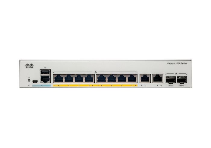 Cisco P-E-2G-L Network Switch Managed L2 Gigabit Ethernet (10/100/1000) Power Over Ethernet (Poe) Grey - W128261791