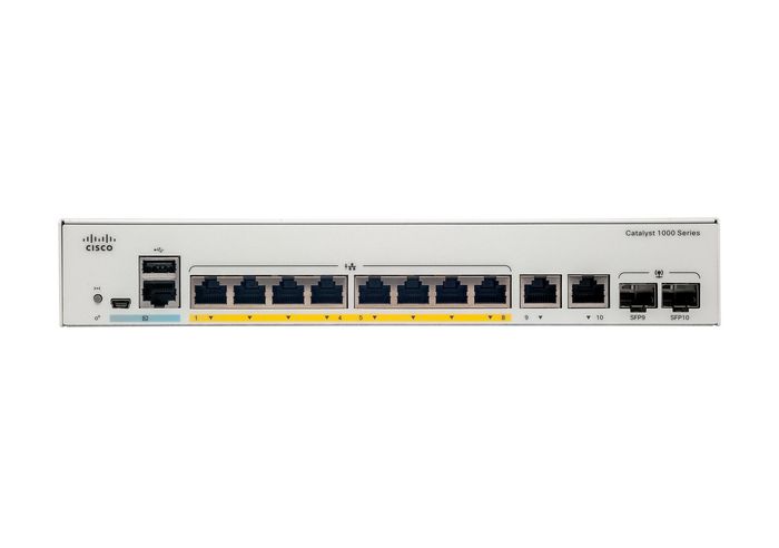 Cisco P-E-2G-L Network Switch Managed L2 Gigabit Ethernet (10/100/1000) Power Over Ethernet (Poe) Grey - W128266371