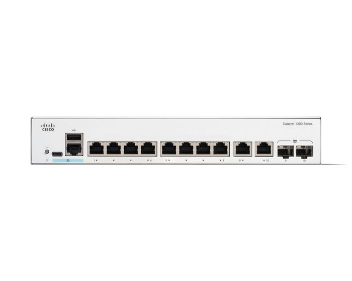 Cisco Catalyst 1300 Managed L2 Gigabit Ethernet (10/100/1000) Power Over Ethernet (Poe) Grey - W128782406