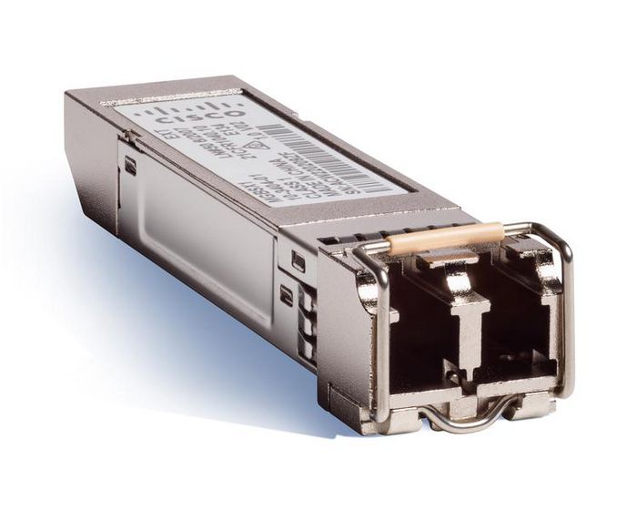 Cisco 1000BASE-LX/LH SFP transceiver module for MMF and SMF, 1300-nm wavelength, extended operating temperature range and DOM support, dual LC/PC connector - W125055299