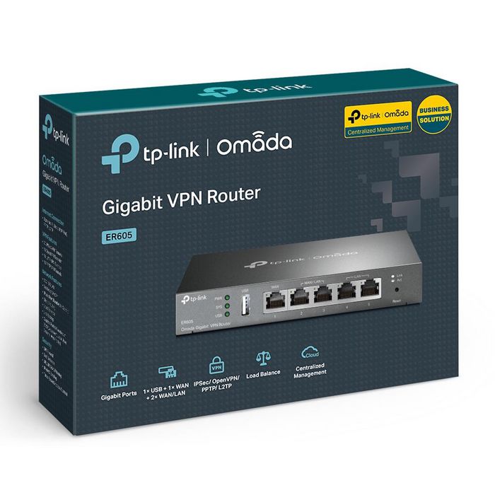 TP-Link V2 Wired Router Gigabit Ethernet Black - W128274673