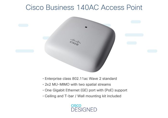 Cisco Cbw140Ac 867 Mbit/S White Power Over Ethernet (Poe) - W128277723