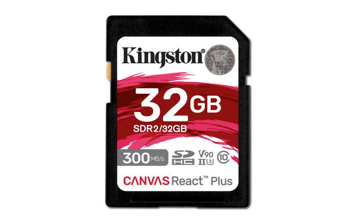 Kingston Technology Canvas React Plus 32 GB SD UHS-II Class 10 - W127025960