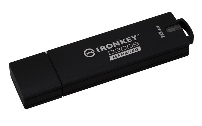 Kingston IronKey D300, 16GB, USB 3.0, IPX8, Serialised, Managed - W125156207