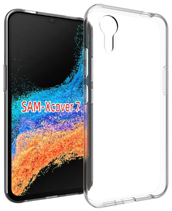 eSTUFF Samsung Galaxy Xcover7 LONDON TPU Cover - Transparent - W128815488