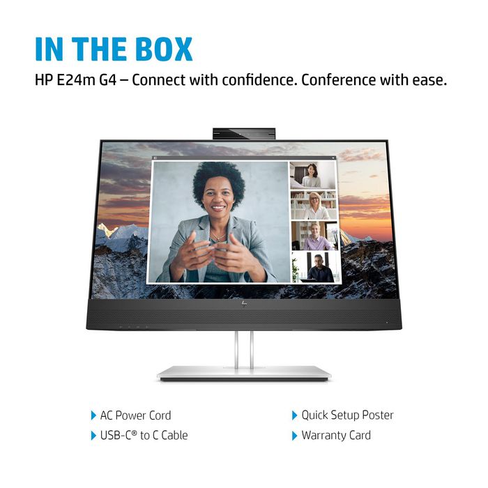 HP E24m G4 computer monitor 60.5 cm (23.8") 1920 x 1080 - W128830665