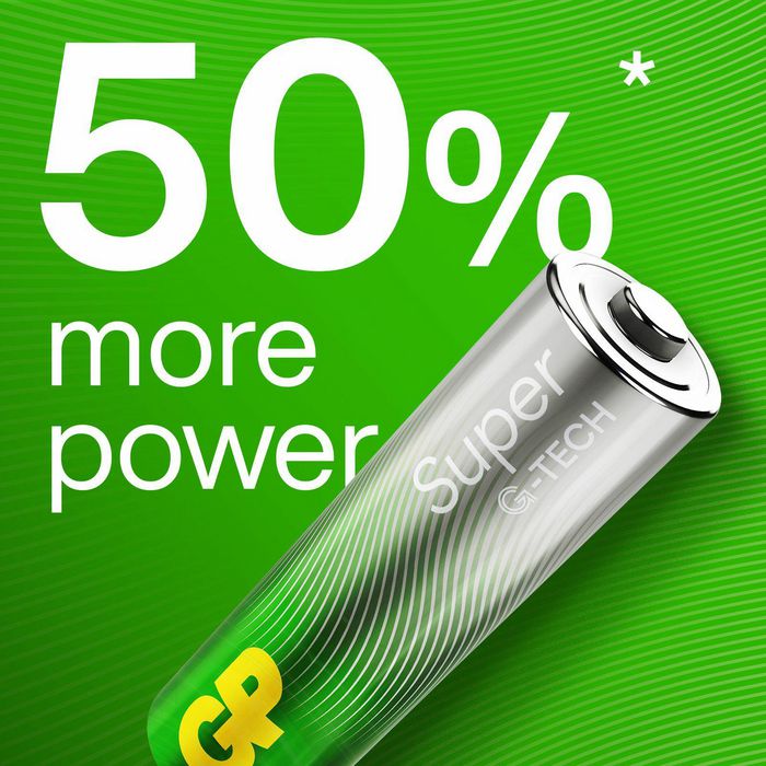 GP Batteries Super Alkaline  AA-battery, 15A/LR6, 4-pack - W128609223