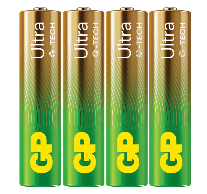 GP Batteries GP ULTRA ALKALINE AAA/LR03 Battery. 4-Pack - W128778059