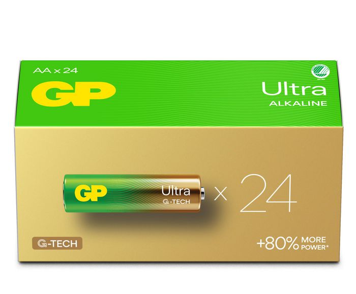 GP Batteries GP ULTRA ALKALINE AA/LR06 Battery. 24-Pack - W128778066