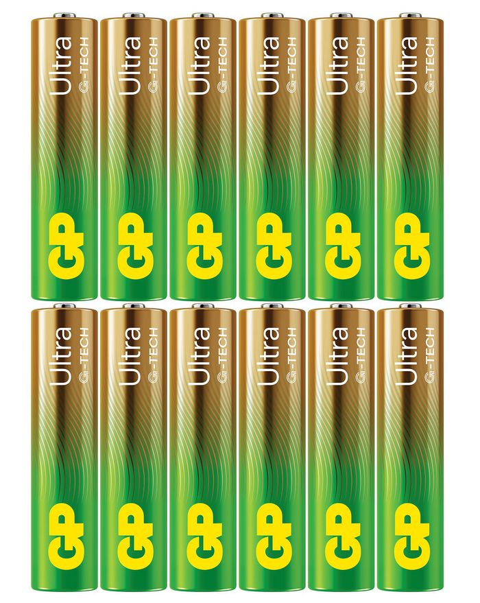 GP Batteries GP ULTRA ALKALINE AAA/LR03 Battery. 12-Pack - W128778068